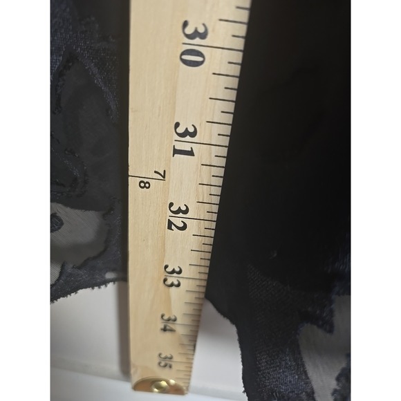 Victoria's  Secret Women's S  Mini Sheer Lacy‎ Rose Gold Lbl Black Bow Ties SEXY - Picture 6 of 12